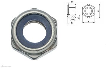 Écrou héxagonal M8-A2-70 ISO 7040 altern