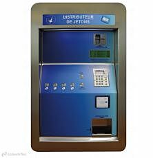 Distributeur de jetons encastrable type