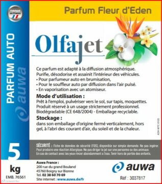 Carton parfum Fleur d'Eden 4x5kg