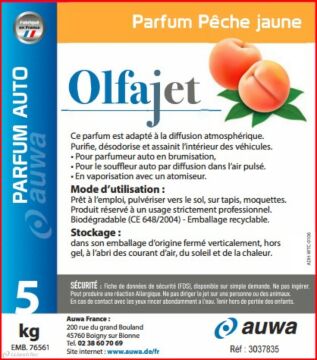 Carton parfum Pêche Jaune 4x5kg