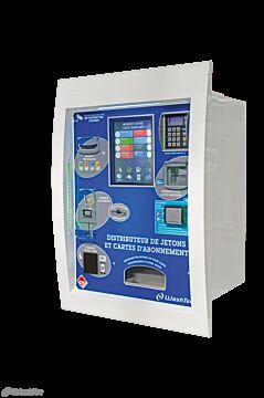 Distributeur de jetons tactile encastrab