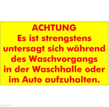 AUTOCOLLANT D'AVERTISSEMENT SHELL ALLEMA