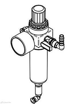 RÉGULATEUR DE PRESSION DU FILTRE COMPLET