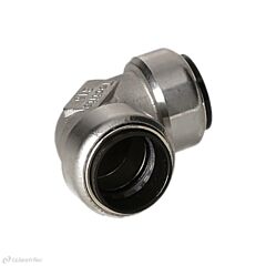 BRANCHEMENT COUDE 90° DN28 INOX FEMELLE/